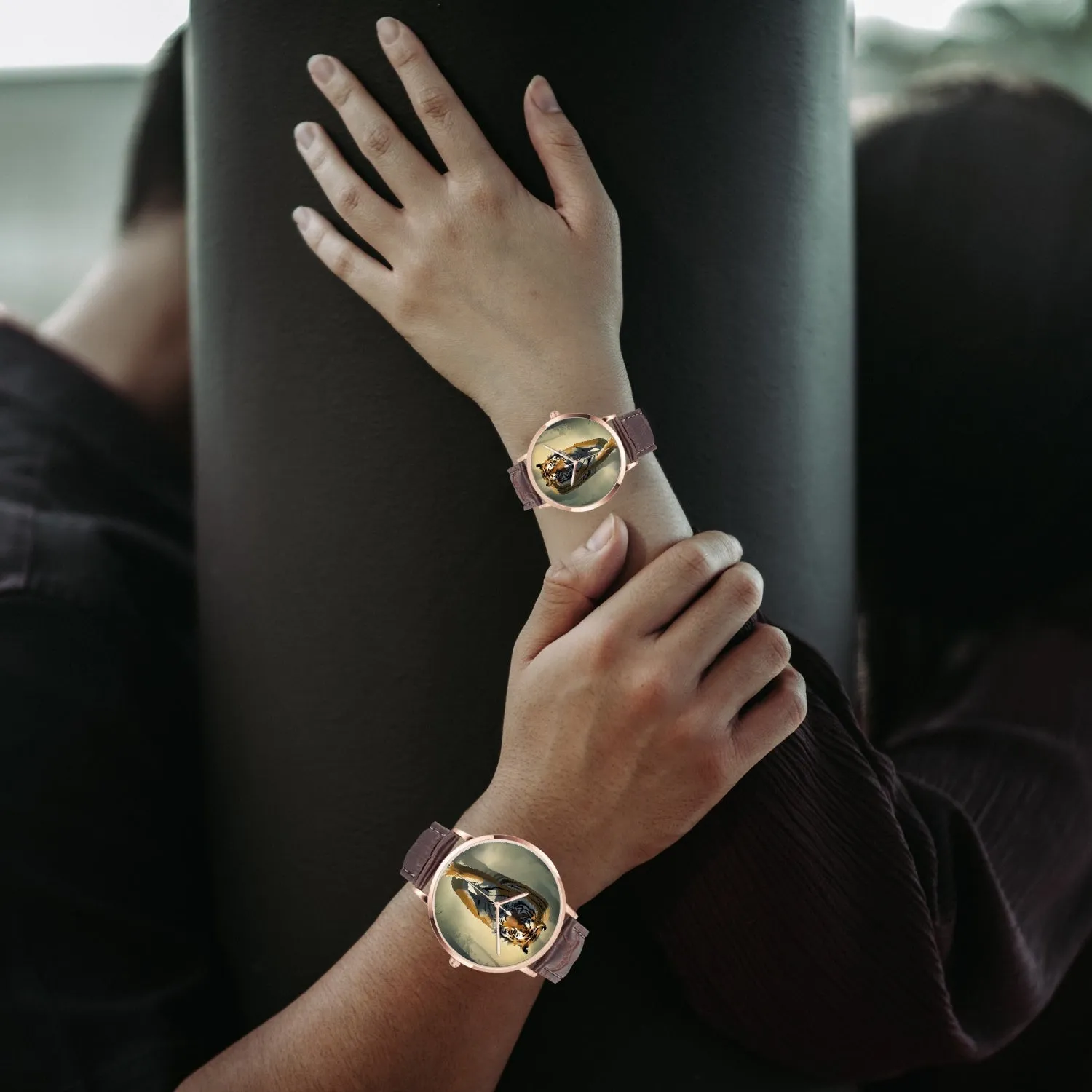 Montre à Quartz Instafamous "Tigre dans la jungle" (249)