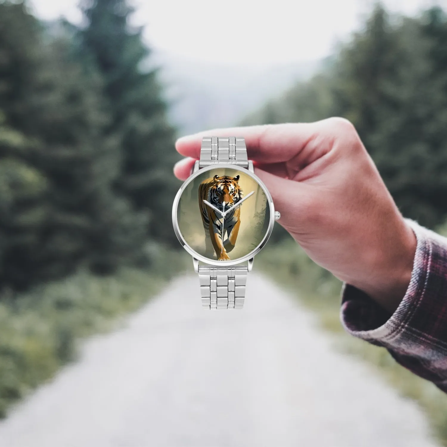 Montre à Quartz Instafamous "Tigre dans la jungle" (249)