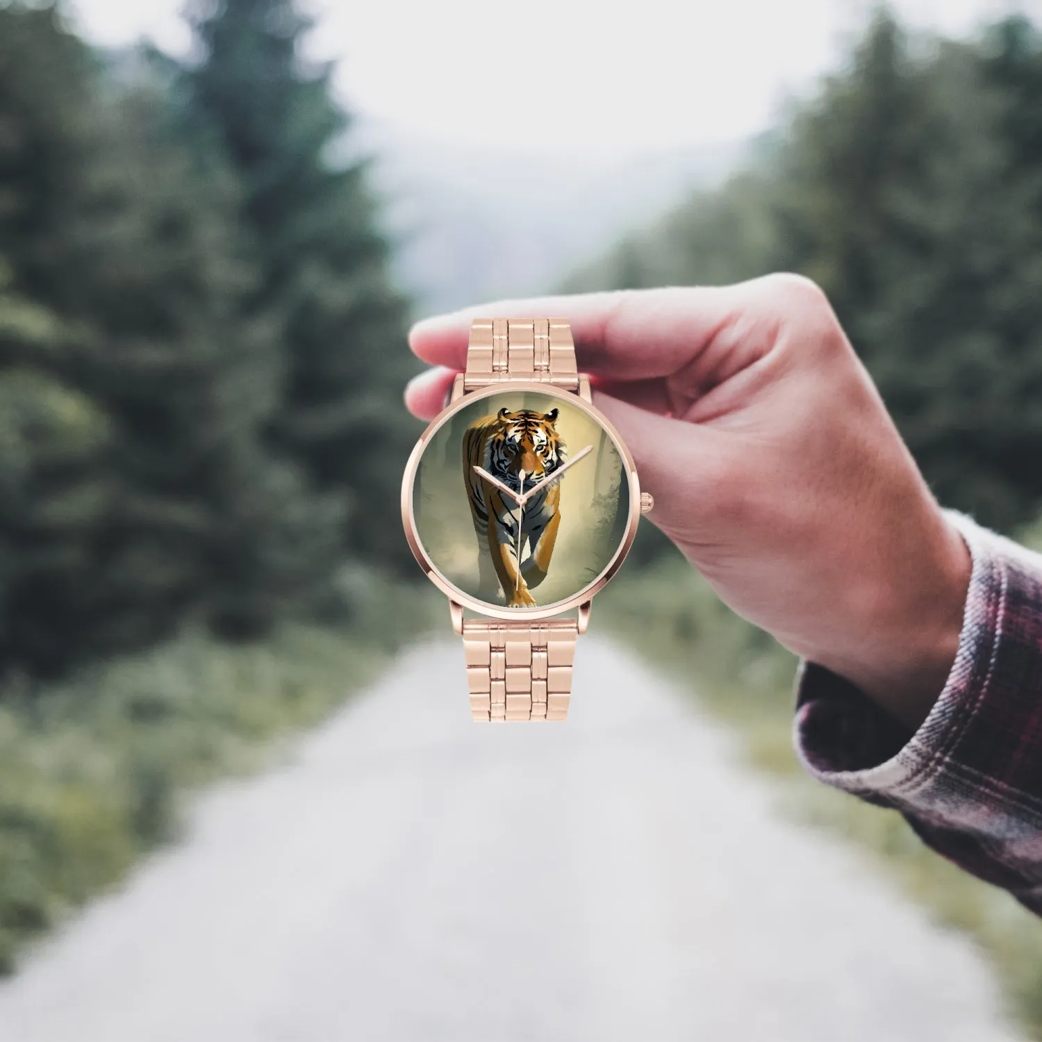 Montre à Quartz Instafamous "Tigre dans la jungle" (249)