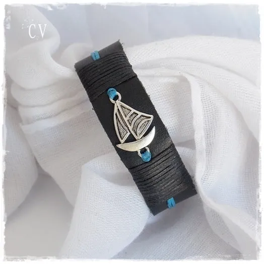 Nautical Sailing Boat Bracelet