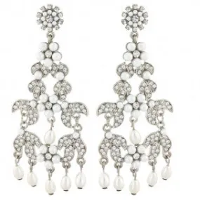 Nova Crystal and Pearl Earrings