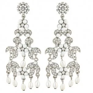 Nova Crystal and Pearl Earrings