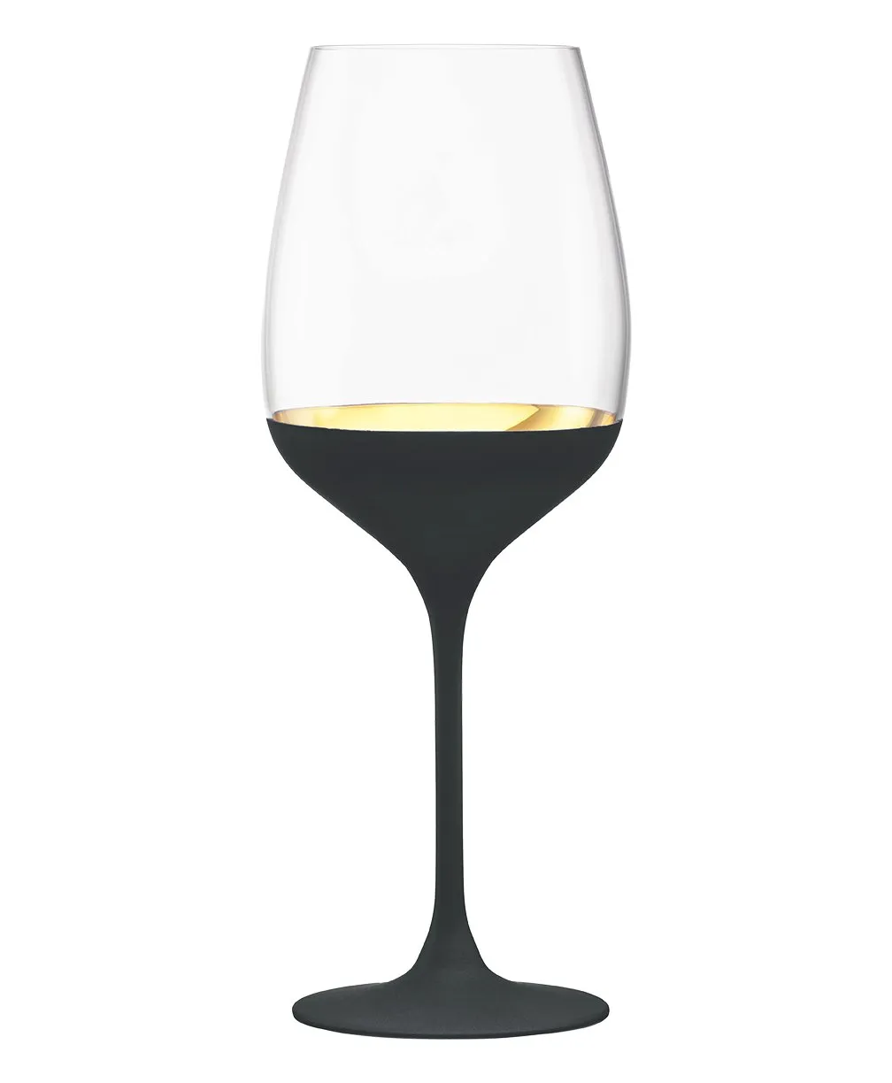 ORO24k Grand Cru Bordeaux Crystal 24k Gold Wine Glass, Set of 1