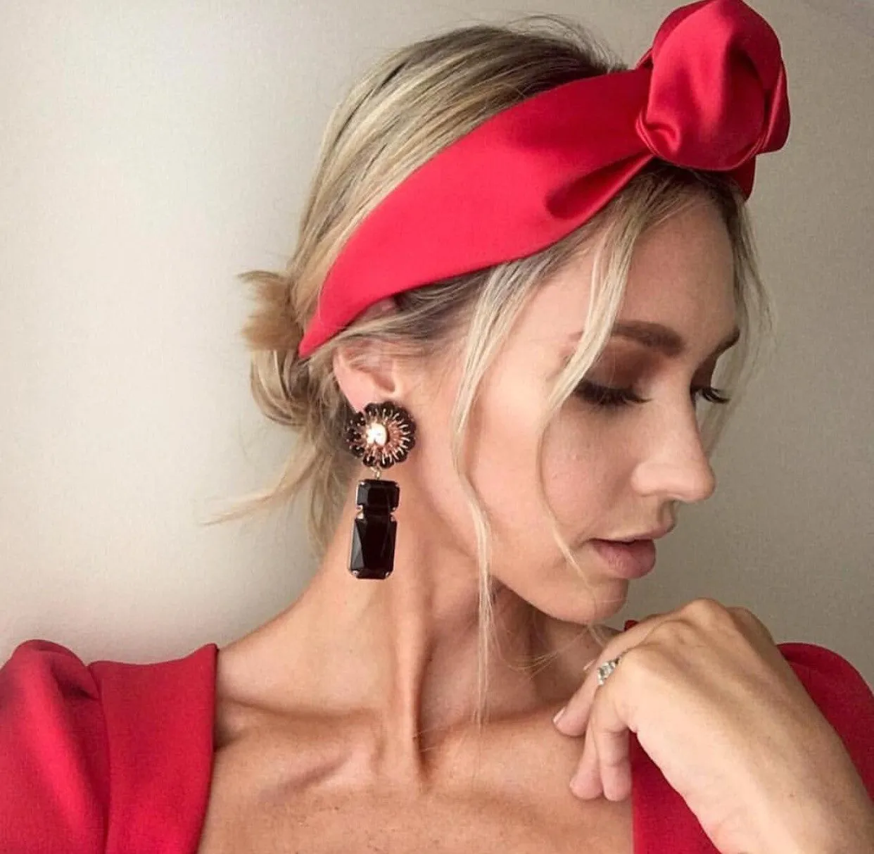 Painted Muse Earrings - Gold