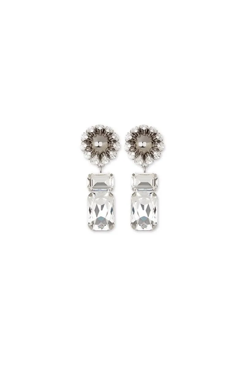 Painted Muse Earrings - Gunmetal