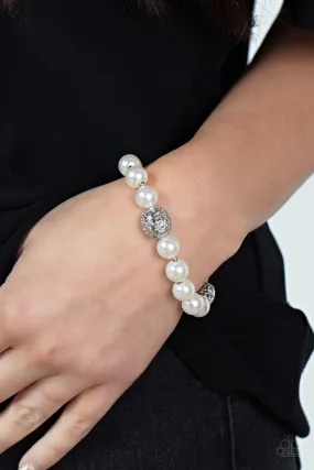 Paparazzi Bracelet ~ Upscale Whimsy - White