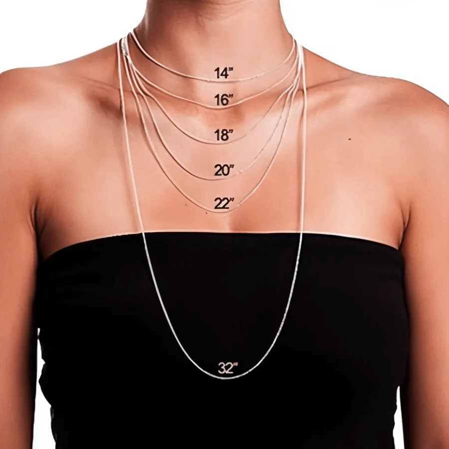 Personalised Birthstone Chain and Disc Necklace