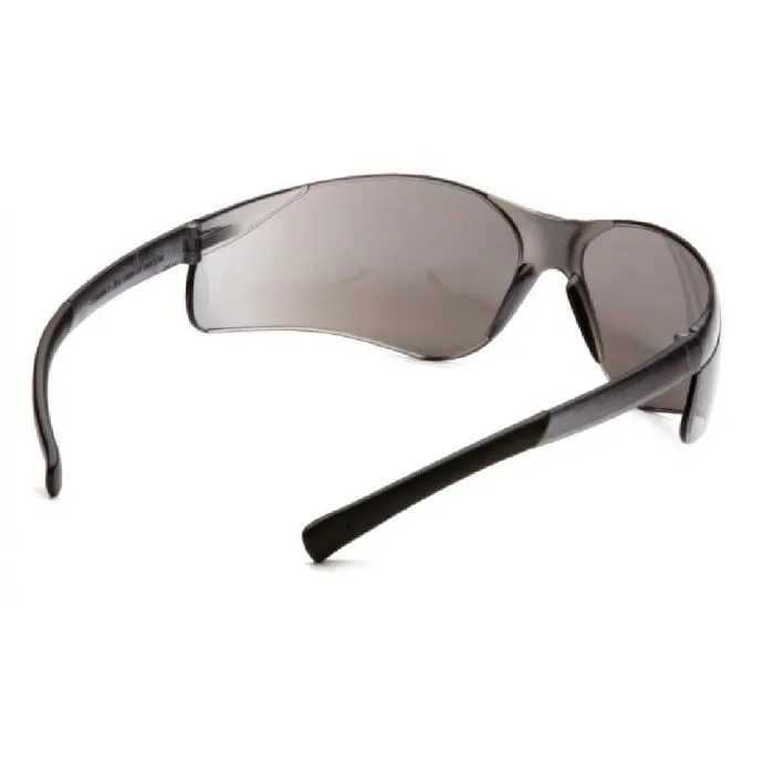 Pyramex Ztek S2570S Safety Glasses, Silver Mirror Lens Silver Mirror Frame, One Size, 1 Each