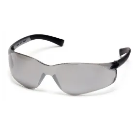 Pyramex Ztek S2570S Safety Glasses, Silver Mirror Lens Silver Mirror Frame, One Size, 1 Each