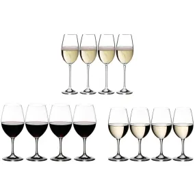 Riedel Ouverture 4x Red Wine/ 4x White Wine/ 4x Champagne  Glasses (Set of 12)