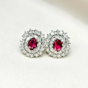 Ruby Dangle Earrings