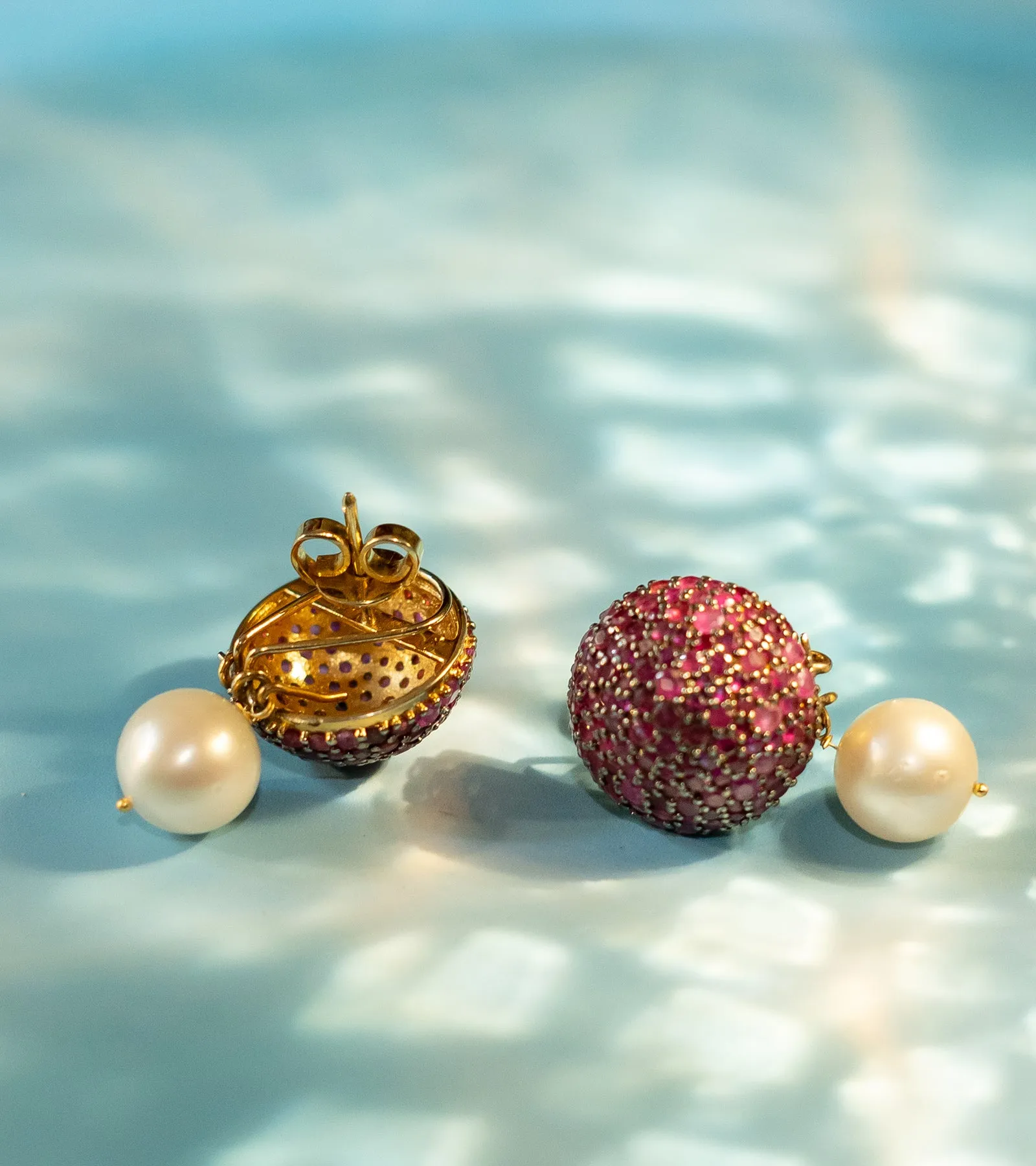 Ruby Dome | Earrings