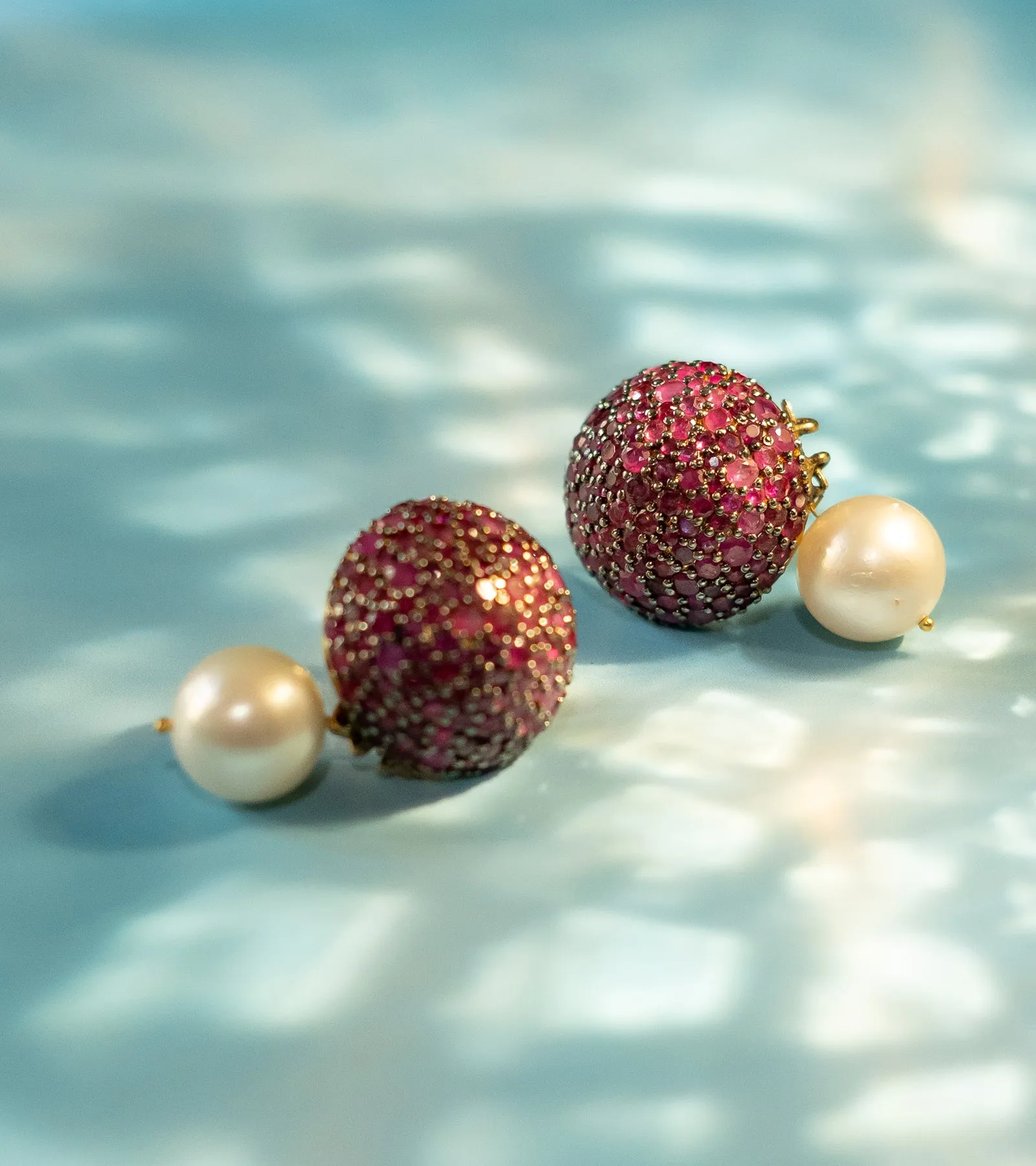 Ruby Dome | Earrings