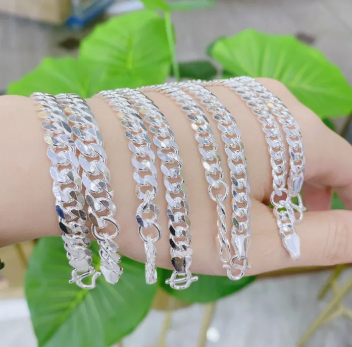 S99 Silver Baby Bracelet Jewelry For Children