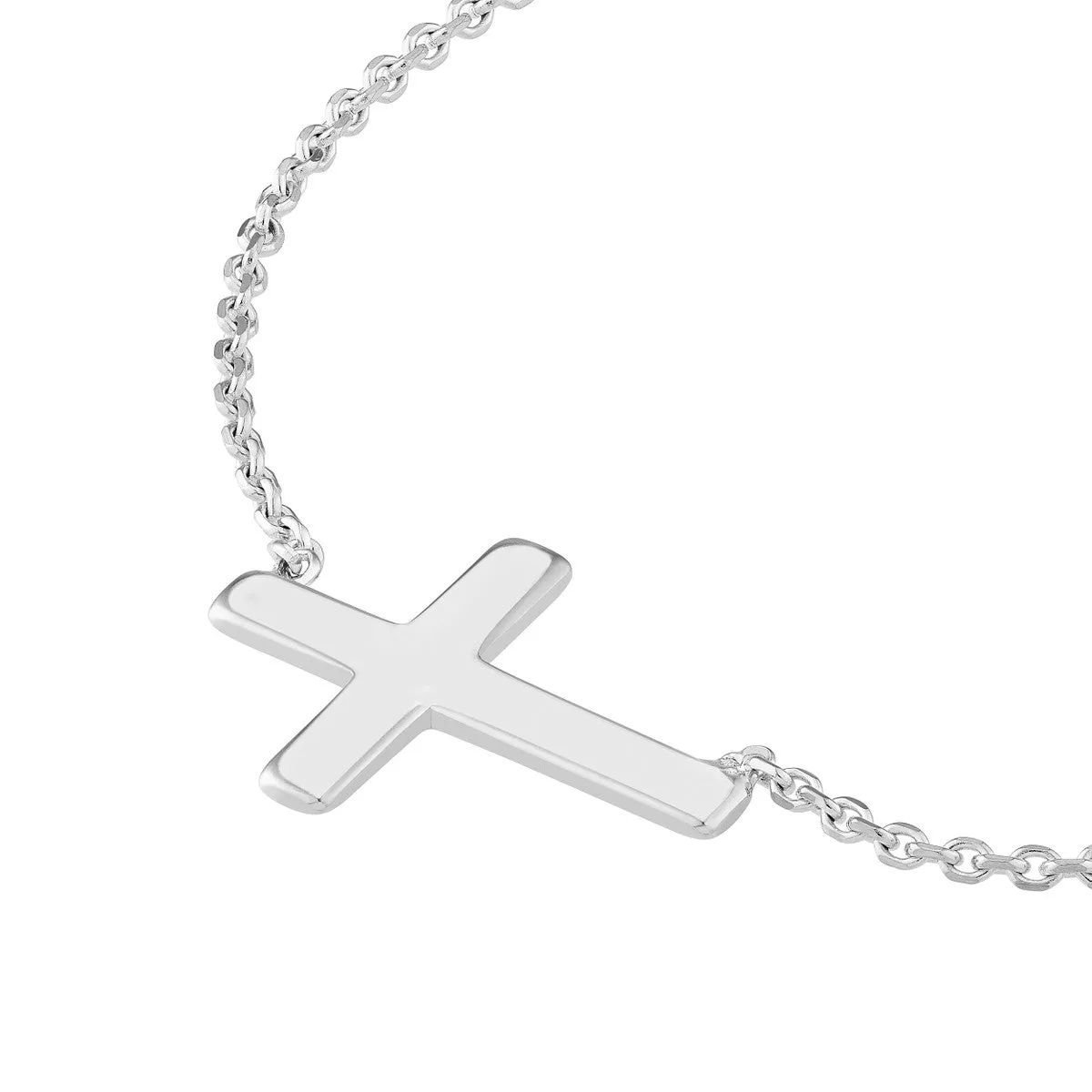 Sideways Gold Cross 4690132