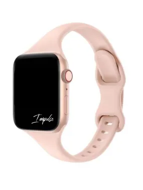 Slim Silicone Watch Band - Pink