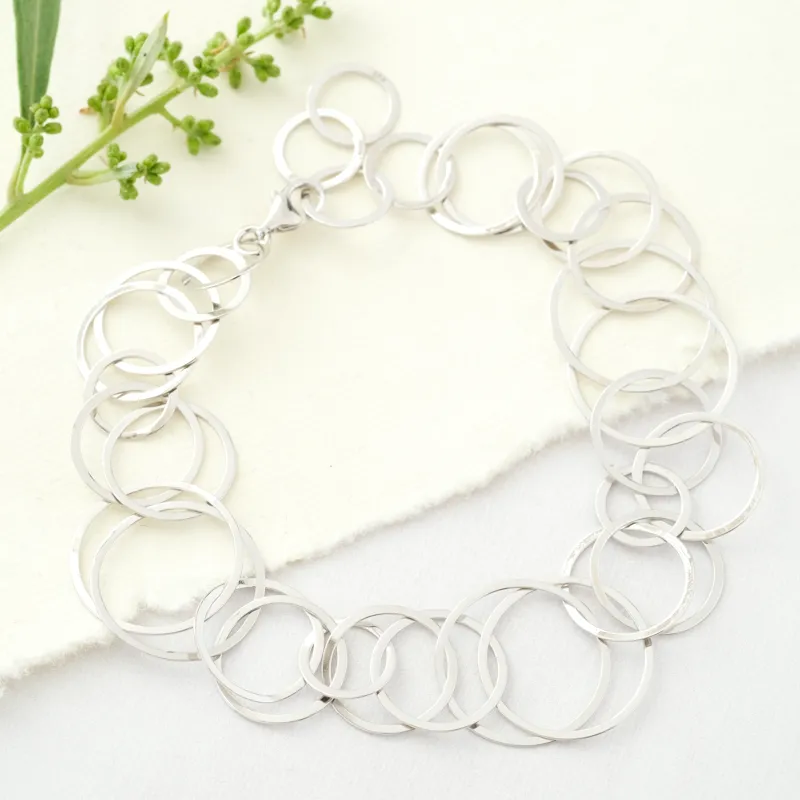 Slinky Silver Bracelet