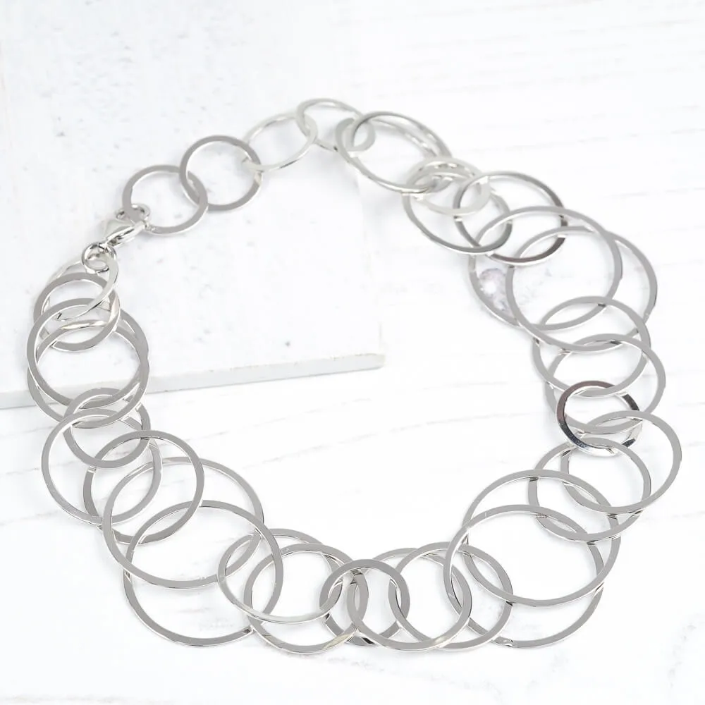 Slinky Silver Bracelet