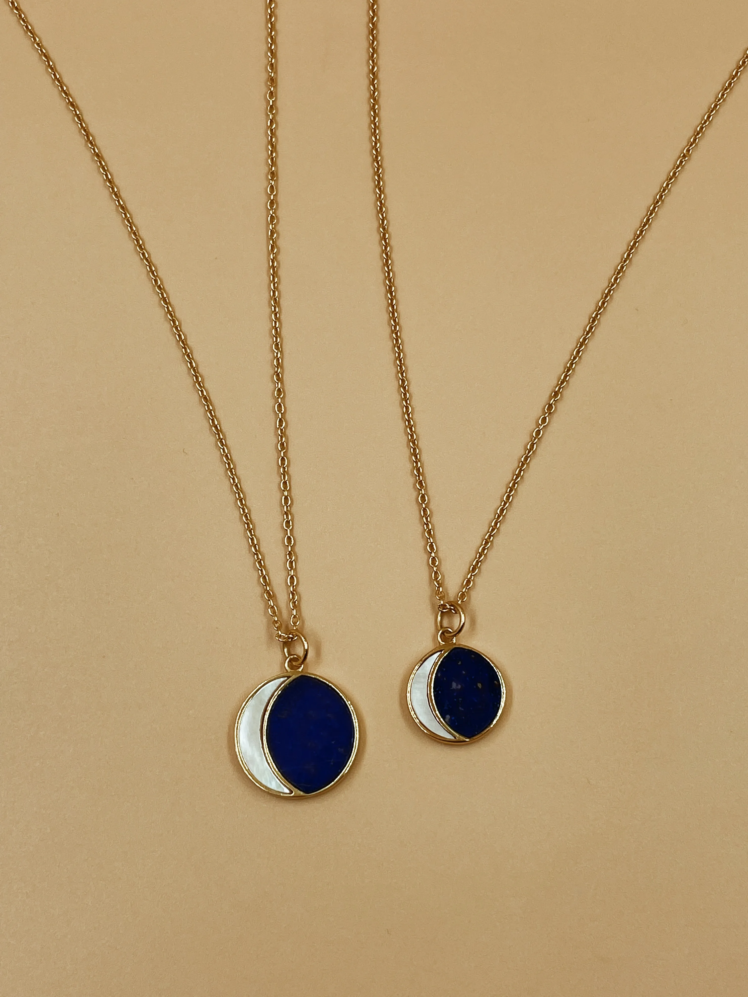 Small Night Of The Blue Moon Necklace