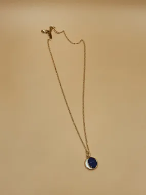 Small Night Of The Blue Moon Necklace
