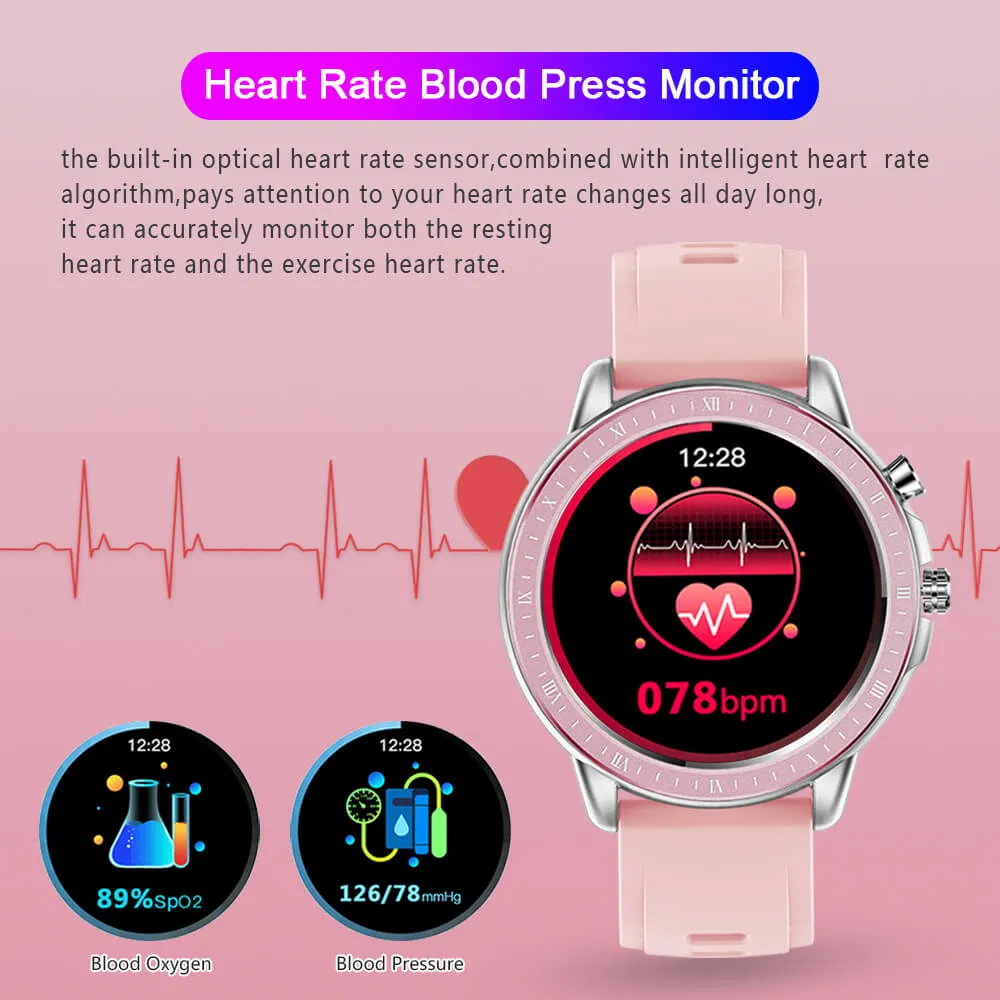 Sports Smart Watch For Women(23 sports mode/Camera remote control/Exclusive Watch face)