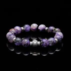 Stainless Steel Spacer Third Eye Chakra Bracelet
