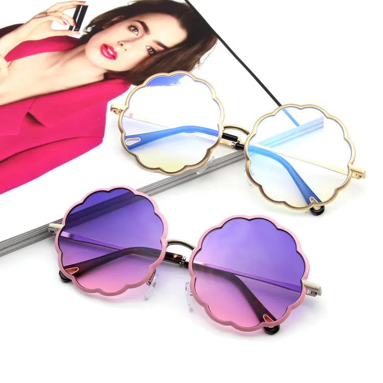 Sunglasses Metal Garland Fashion UV Protection Sun Glasses for Women Or Men