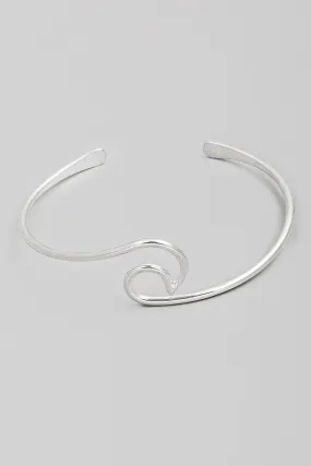 The Perfect Wave Bangle Bracelet (Gold/Silver)