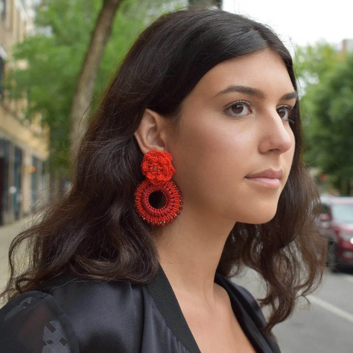 The Ruby Earring