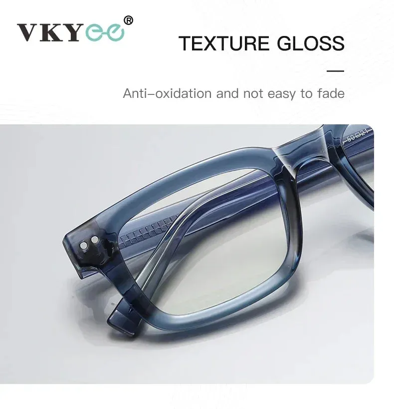 Vicky Unisex Full Rim Tr 90 Alloy Square Reading Glasses 2169
