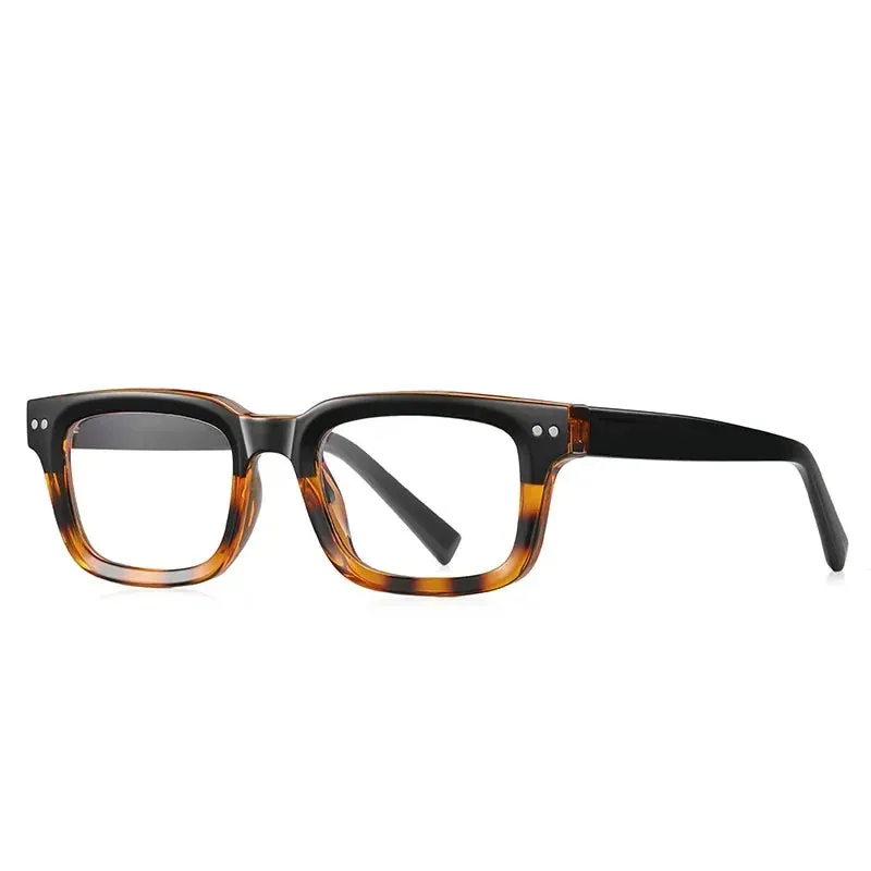 Vicky Unisex Full Rim Tr 90 Alloy Square Reading Glasses 2169
