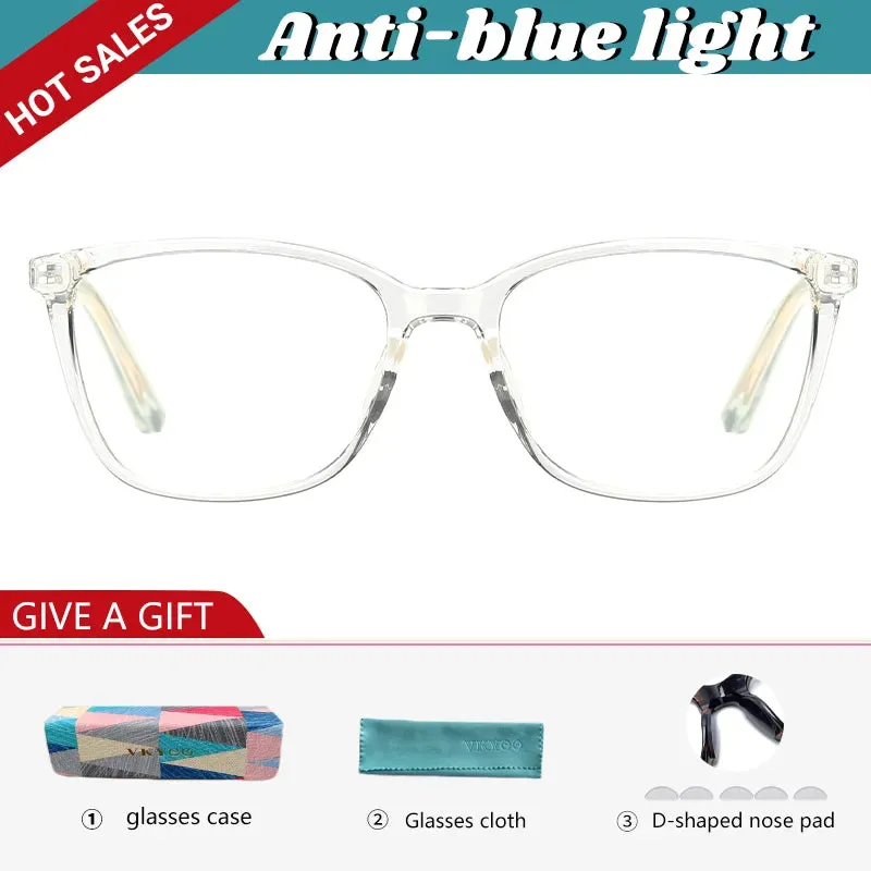 Vicky Women's Full Rim Square Tr 90 Alloy Reading Glasses 2057