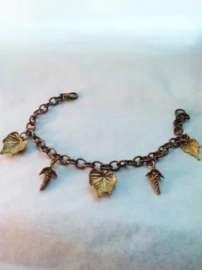 Wine Lover Charm Bracelet