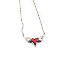 Winged Heart Necklace