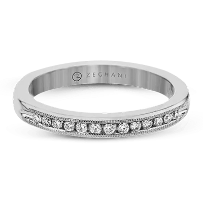 ZR41 Anniversary Ring in 14k Gold with Diamonds
