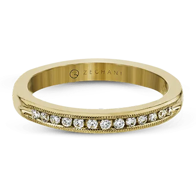 ZR41 Anniversary Ring in 14k Gold with Diamonds